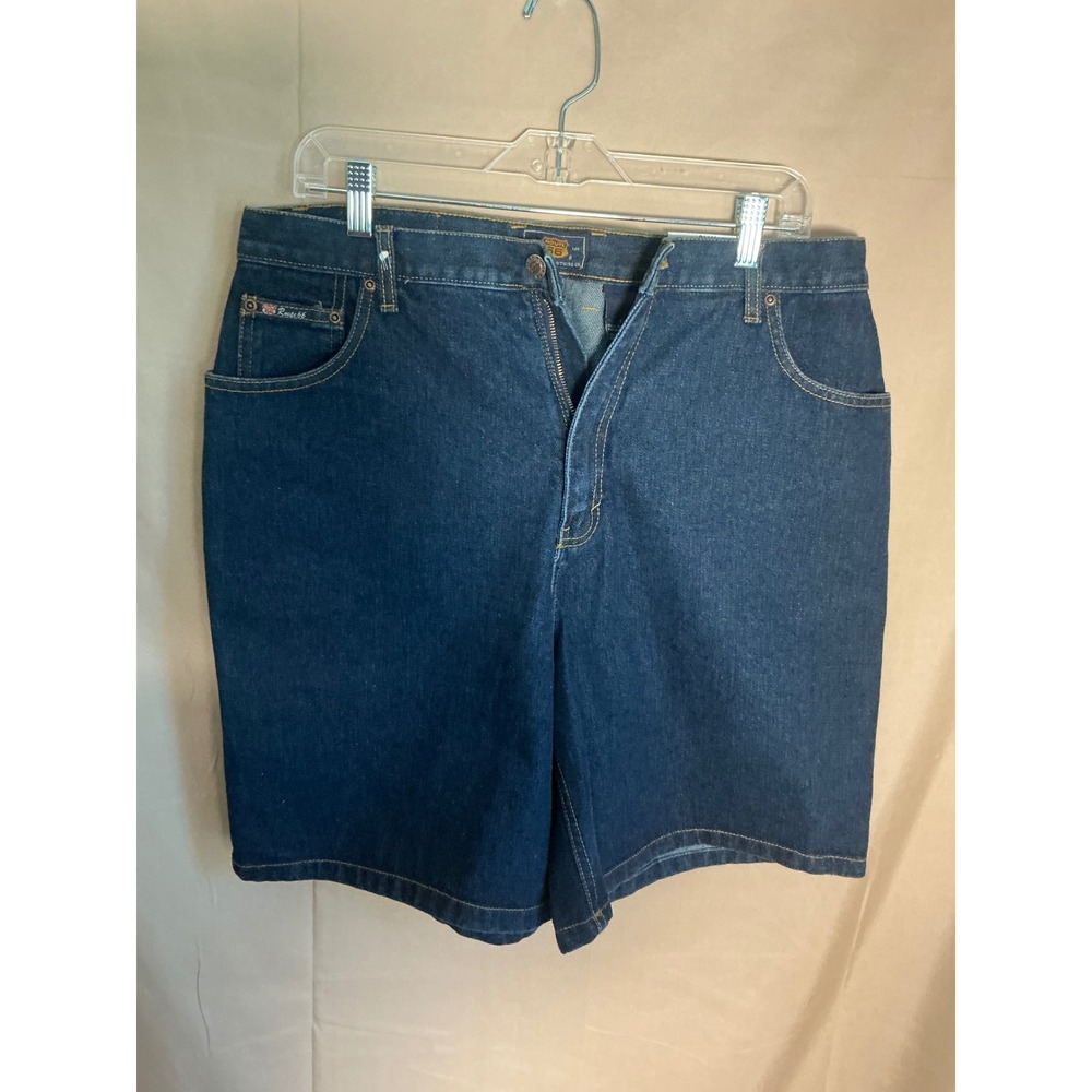 Route 66 Denim Shorts Women 17/18 Blue New High Rise 8in Inseam RT66L336L